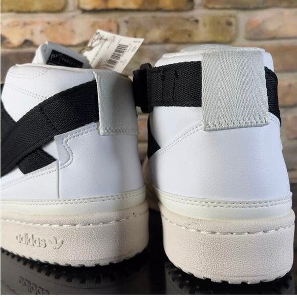 Mens Adidas Forum Mid Parley Casual Sneaker Cloud White Core Black New